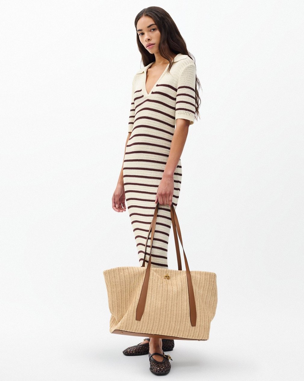 Costi Knit Maxi Dress - Ivory - Image 3