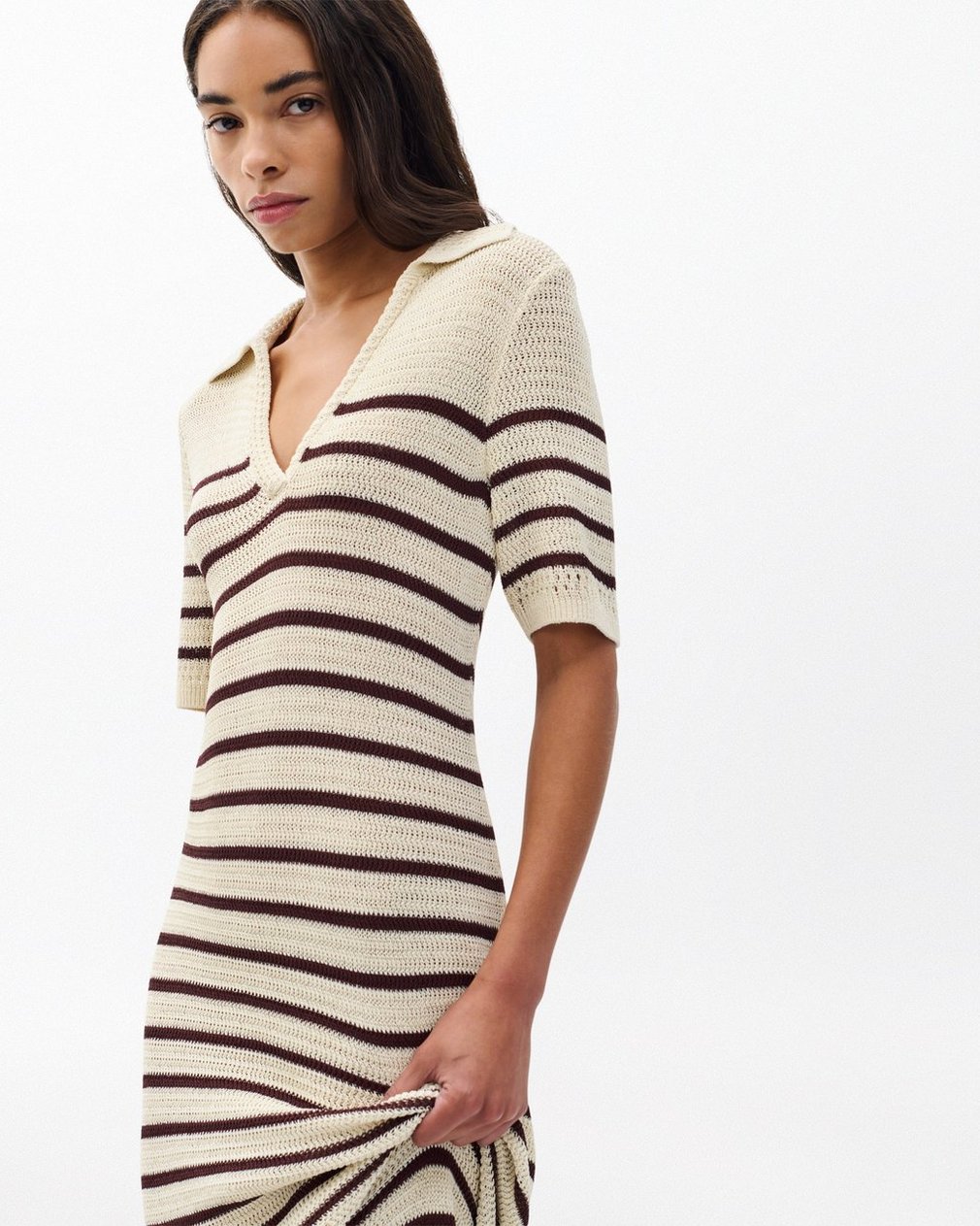 Costi Knit Maxi Dress - Ivory - Image 5