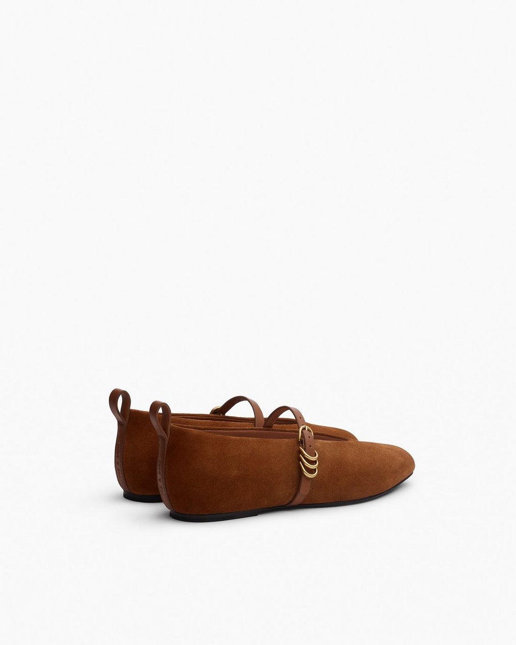 Spire Suede Mary Janes - Umber Suede - Image 4