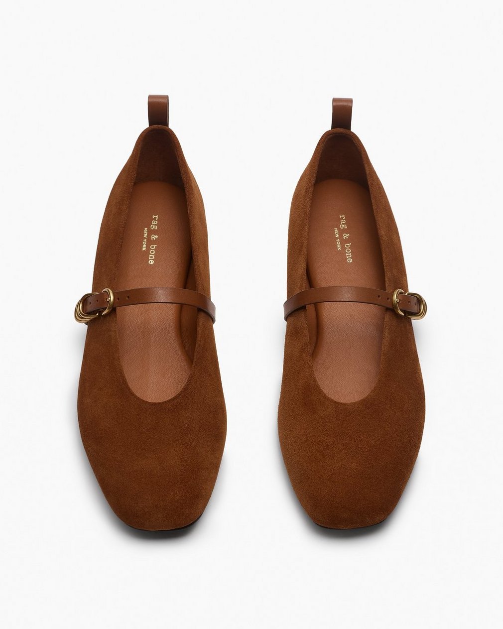 Spire Suede Mary Janes - Umber Suede - Image 5