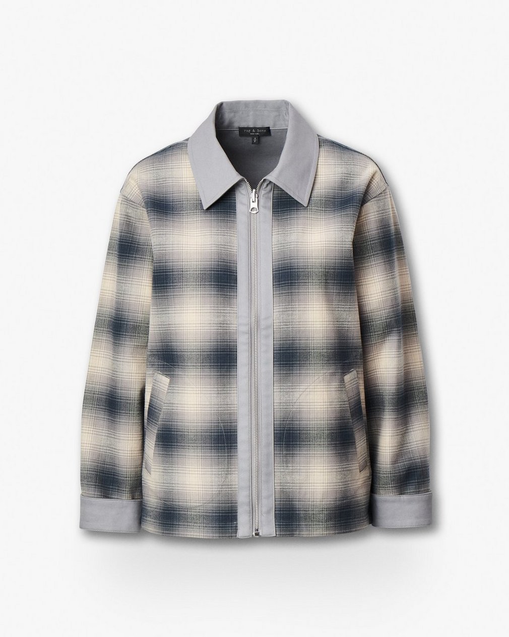 Carrie Reversible Jacket - Grey Plaid - Image 2