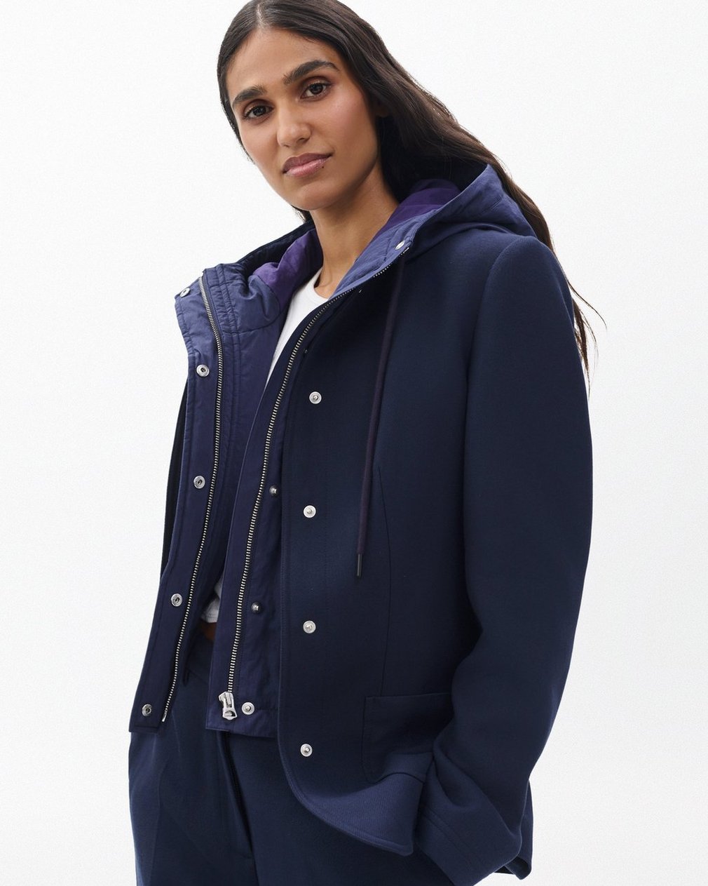 Zora Two-in-One Blazer - Sapphire Blue - Image 4
