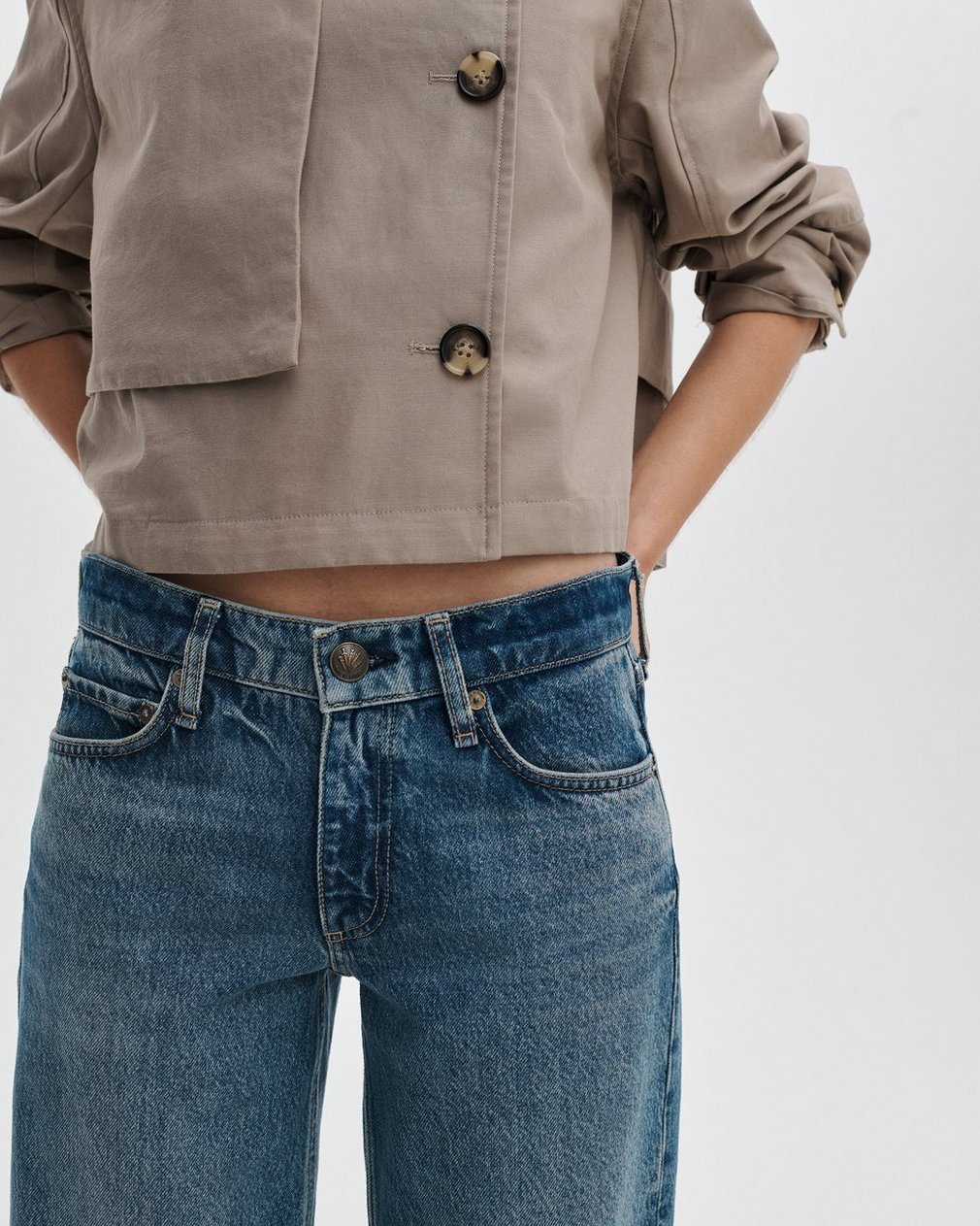 Saige Relaxed Straight Jeans - Echo - Image 3