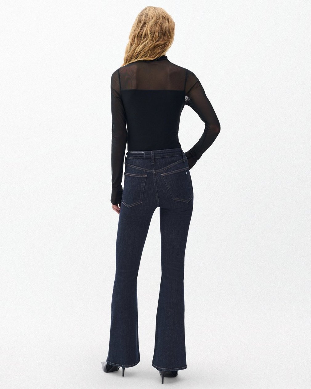 Dahlia Flare Jeans - Rinse - Image 6