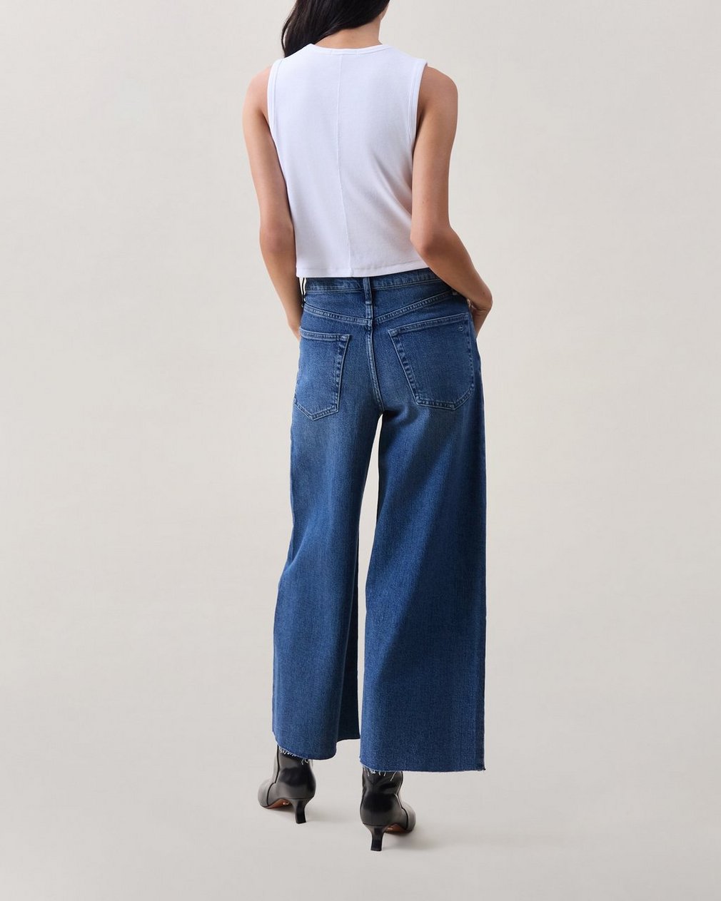 Serena Ankle Wide-Leg Jeans - Macon - Image 2