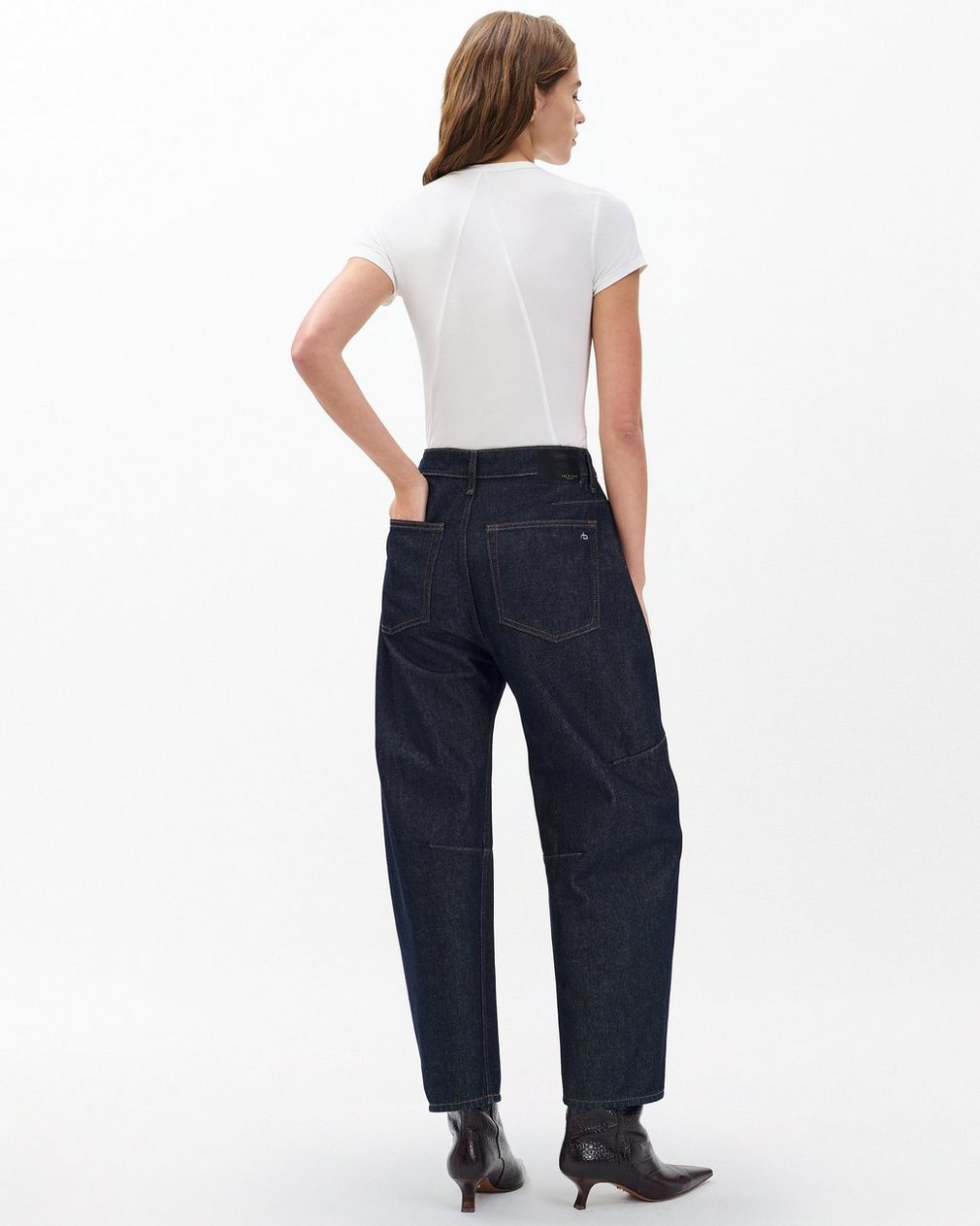 Charlie Ankle Barrel Jeans - Twilight Rinse - Image 6