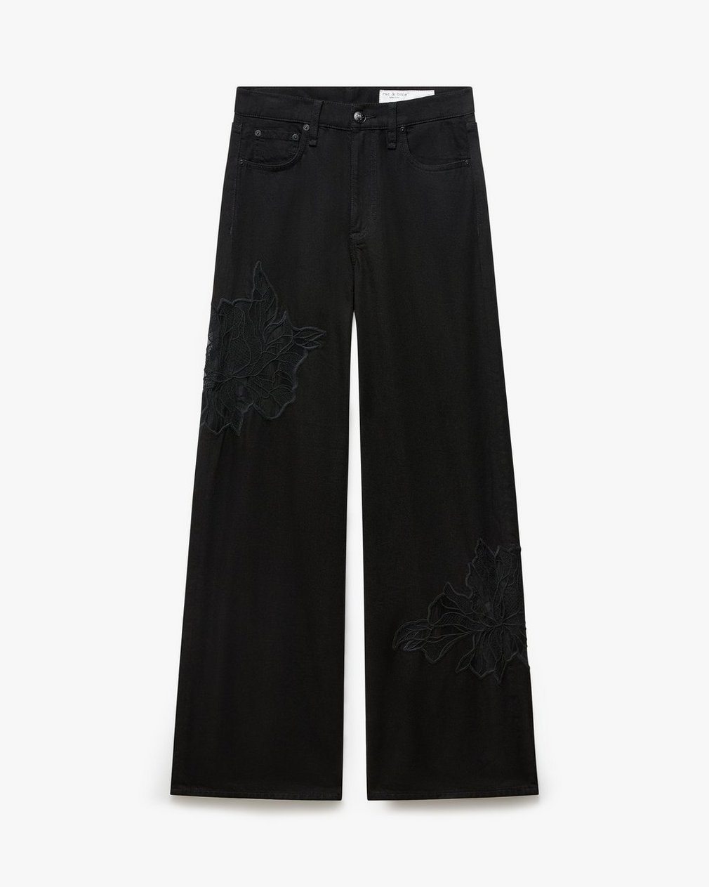 Sofie Wide-Leg Jeans - Black Rinse - Image 2