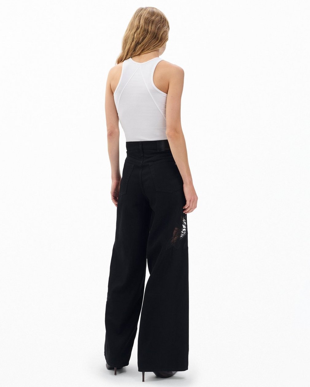 Sofie Wide-Leg Jeans - Black Rinse - Image 6