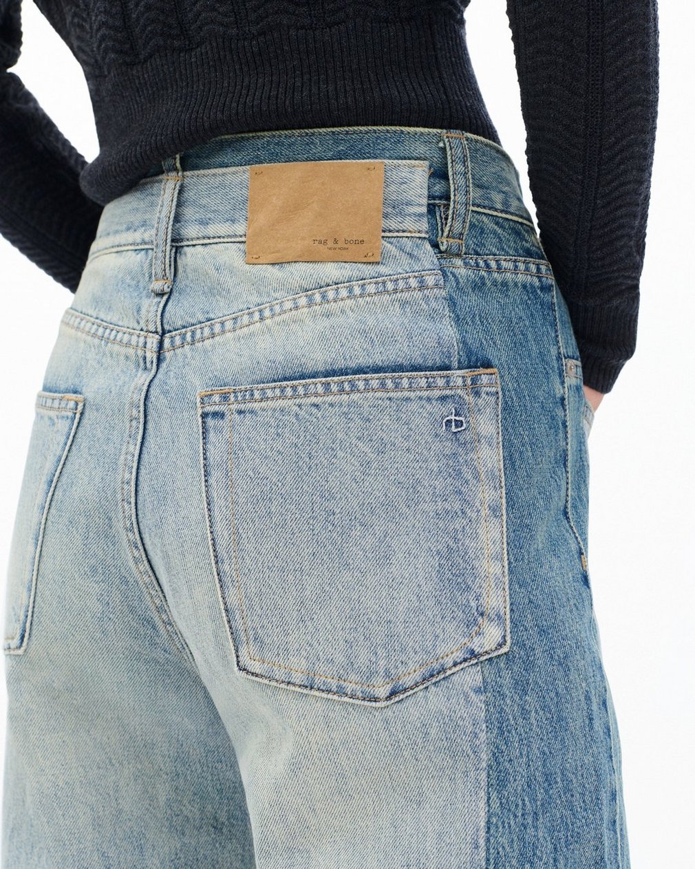 Shea Ankle Relaxed Straight Jeans - York Spliced - Image 5