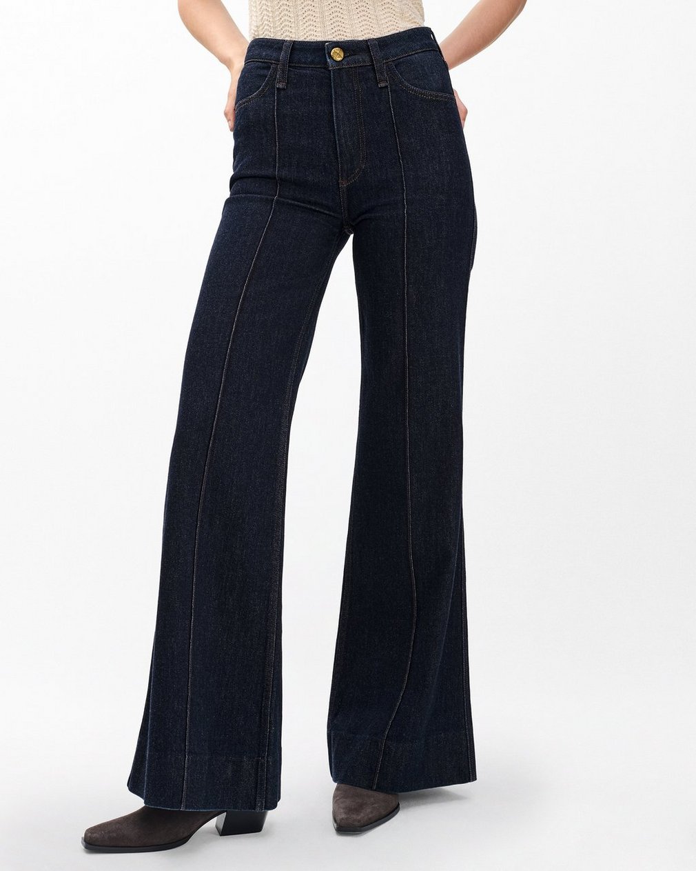 Skylar Wide-Leg Jeans - Rinse - Image 4