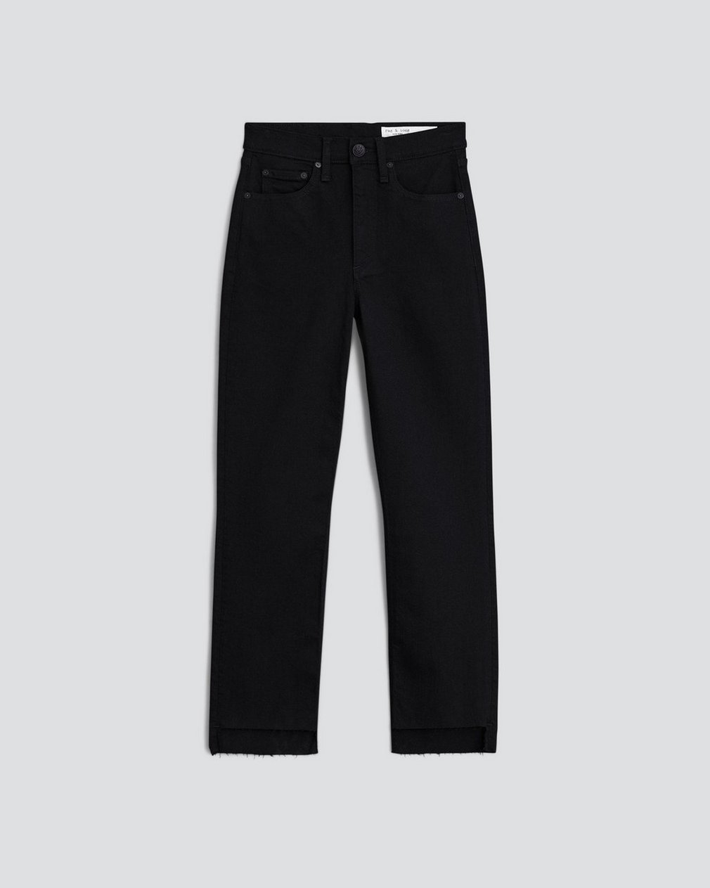 Wren Straight - Black: High-Rise Stretch Jean - Image 2