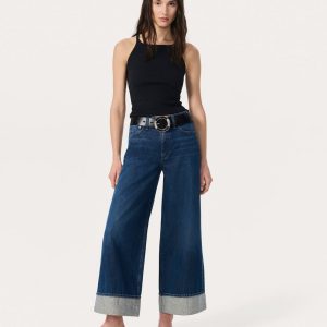 Sofie Ankle Wide-Leg Jeans - Dawn Jewel