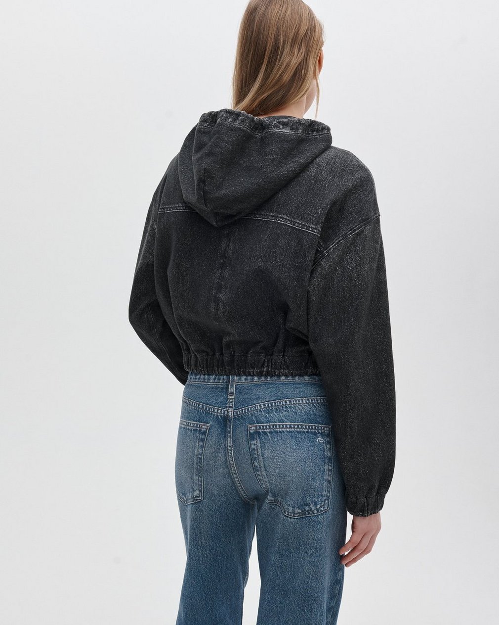 Miramar Davina Hoodie - Washed Black - Image 7