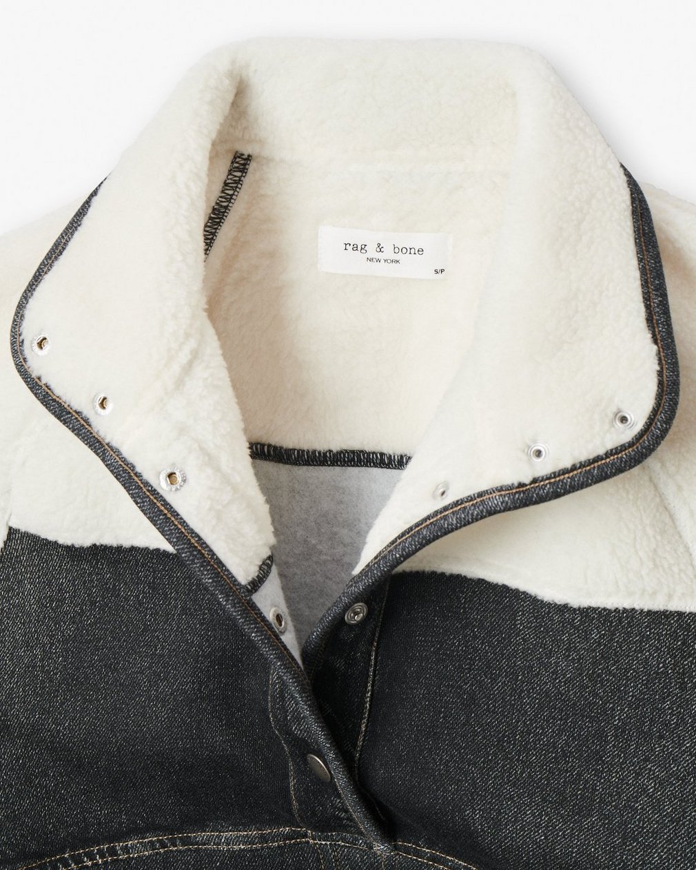 Miramar Sherpa Popover - Faded Black - Image 7