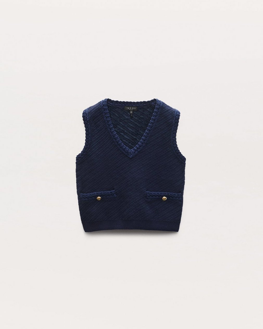 Claire Knit Vest - Indigo - Image 2