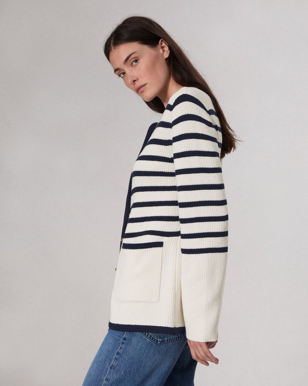 Nancy Wool Cardigan - Ivory - Image 4