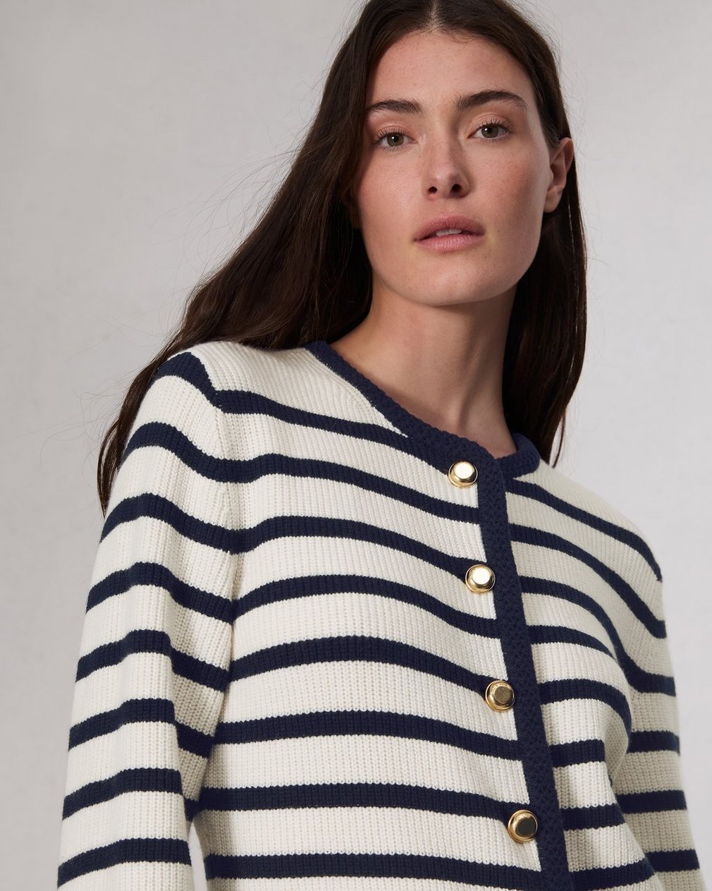 Nancy Wool Cardigan - Ivory - Image 6