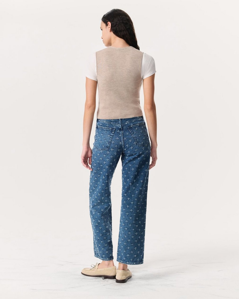 Ella Merino Wool-Blend Sweater Vest - Dark Taupe - Image 5