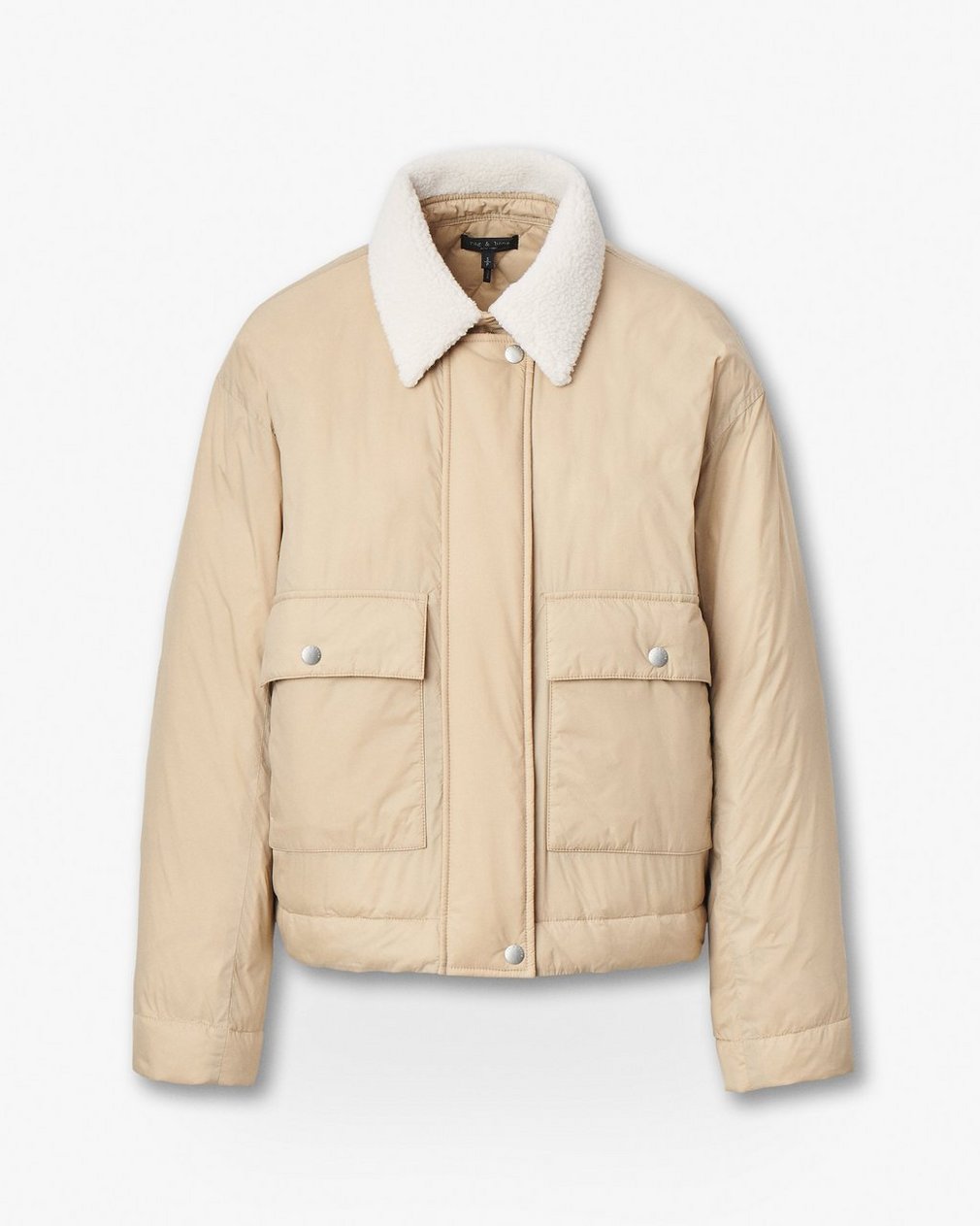 Nonie Puffer Jacket - Khaki - Image 2