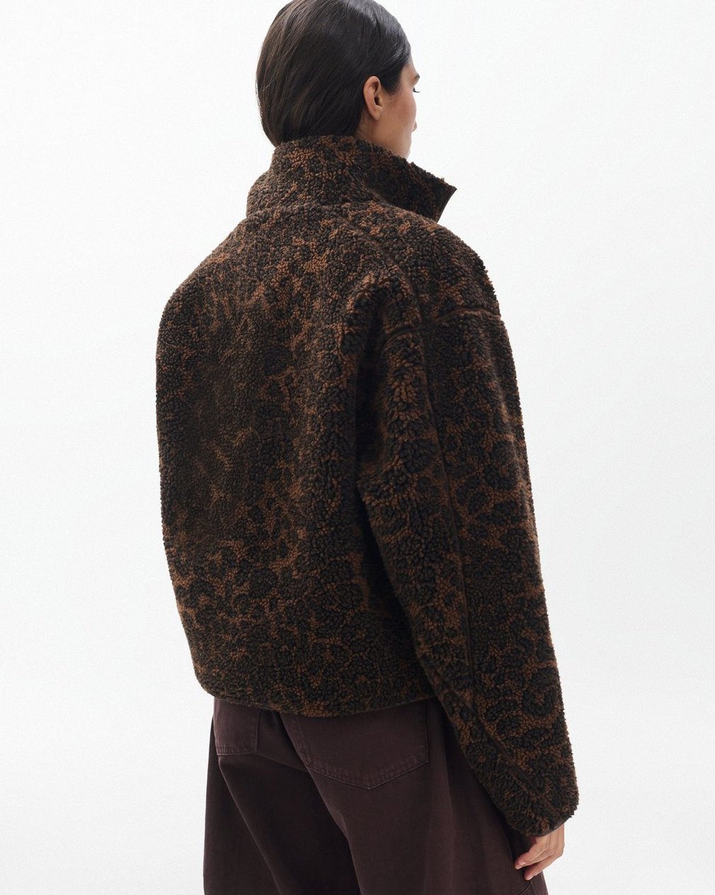 Sun Leopard Sherpa Jacket - Leopard - Image 6