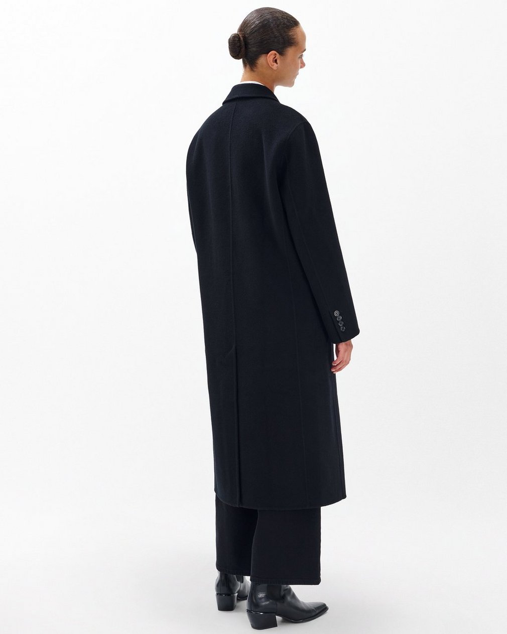 Vasso Wool Coat - Black - Image 6