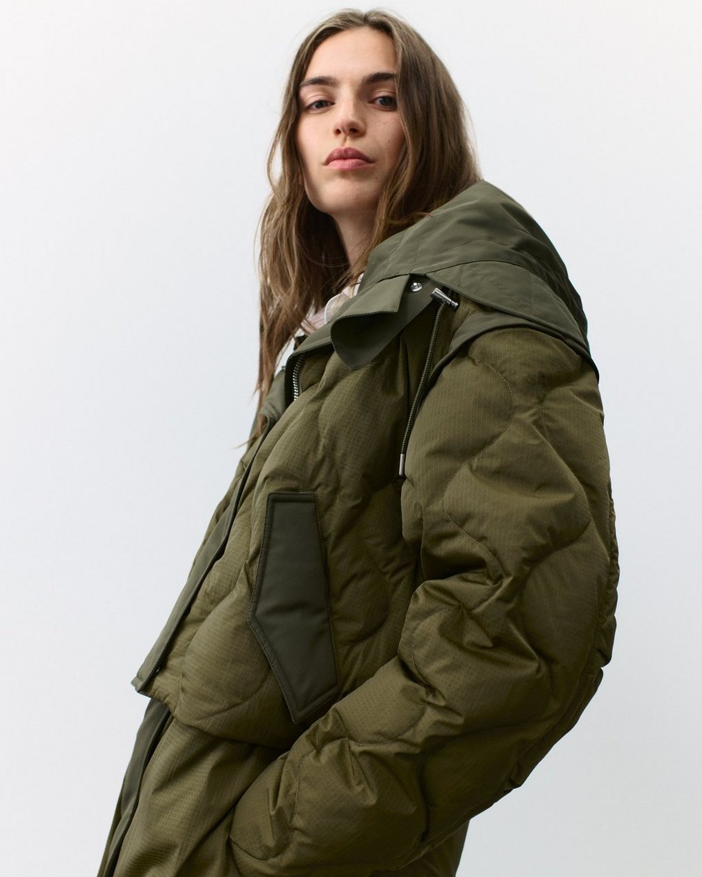 Taki Convertible Jacket - Olive - Image 6