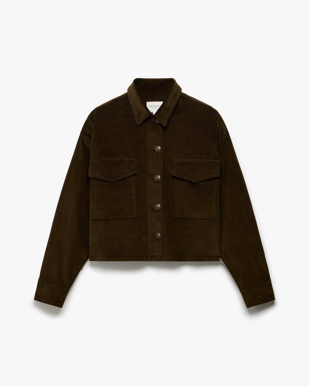 Jaiden Stretch Corduroy Shirt Jacket - Balsam - Image 2
