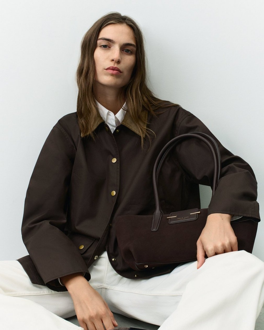 Cassidy Cotton Jacket - Brown - Image 8
