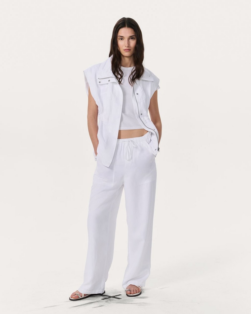 Monica Vest - White - Image 3