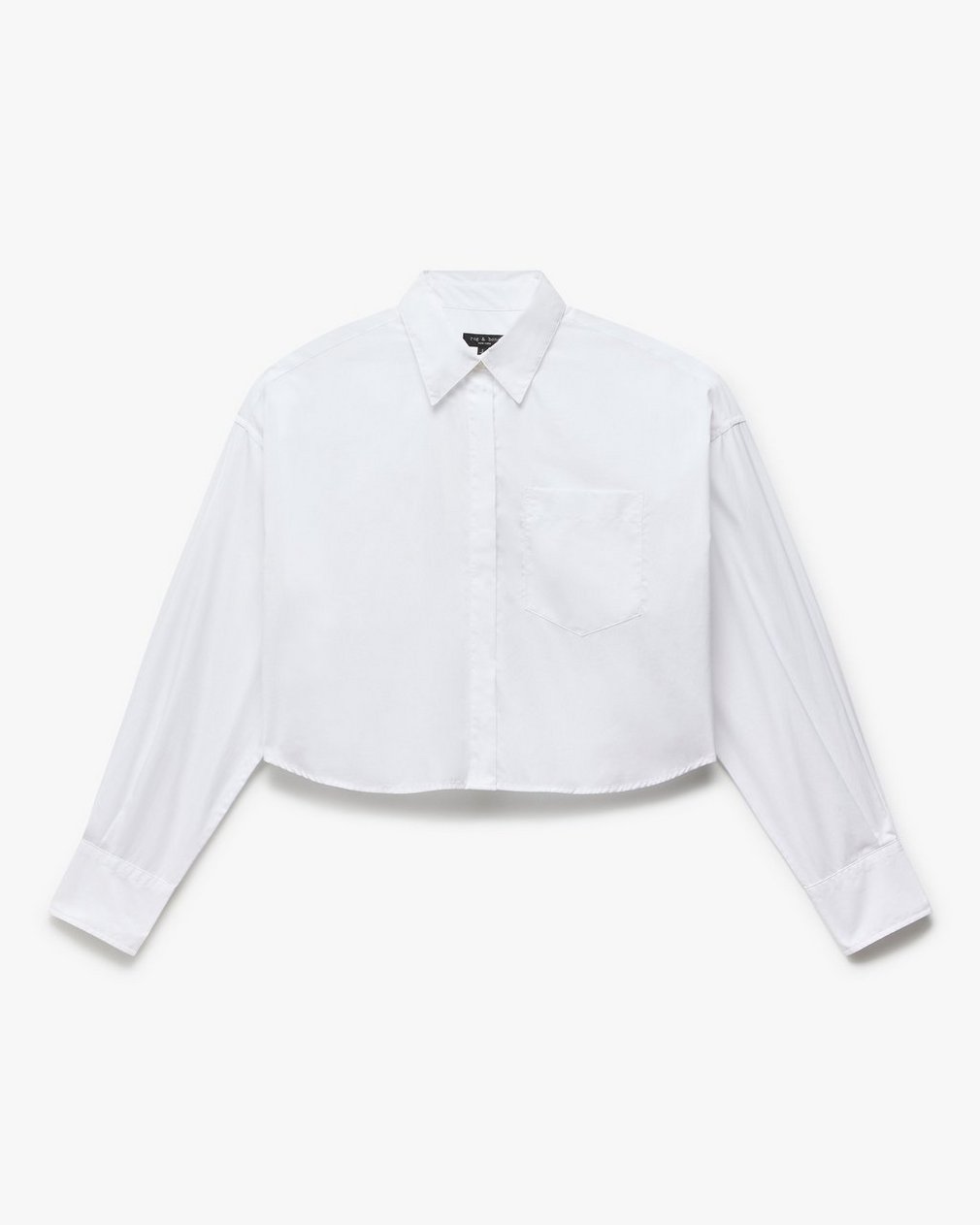 Marin Cropped Shirt - White - Image 2