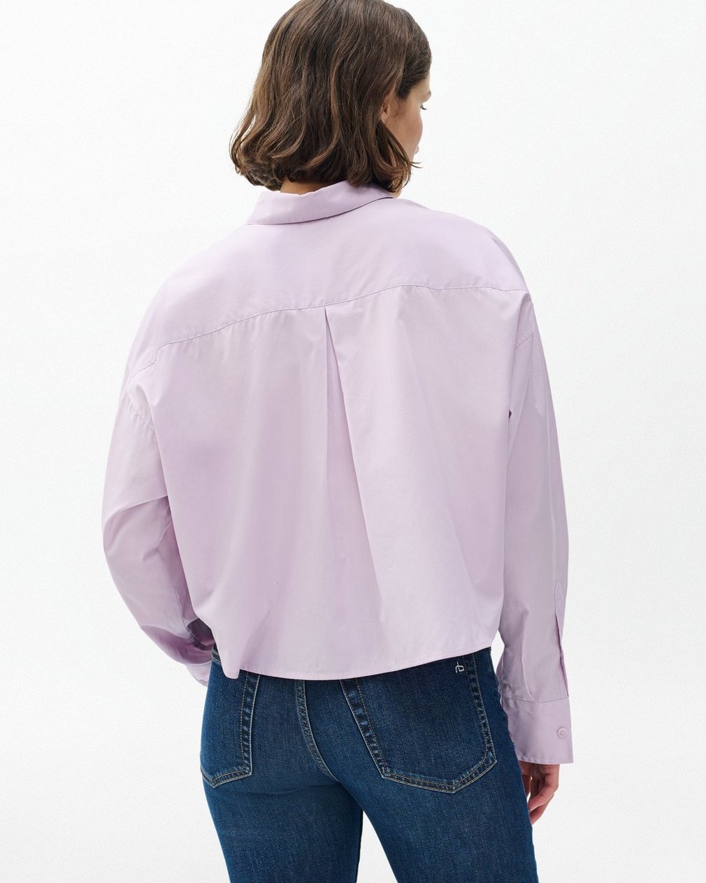 Marin Cropped Shirt - Lavender - Image 6