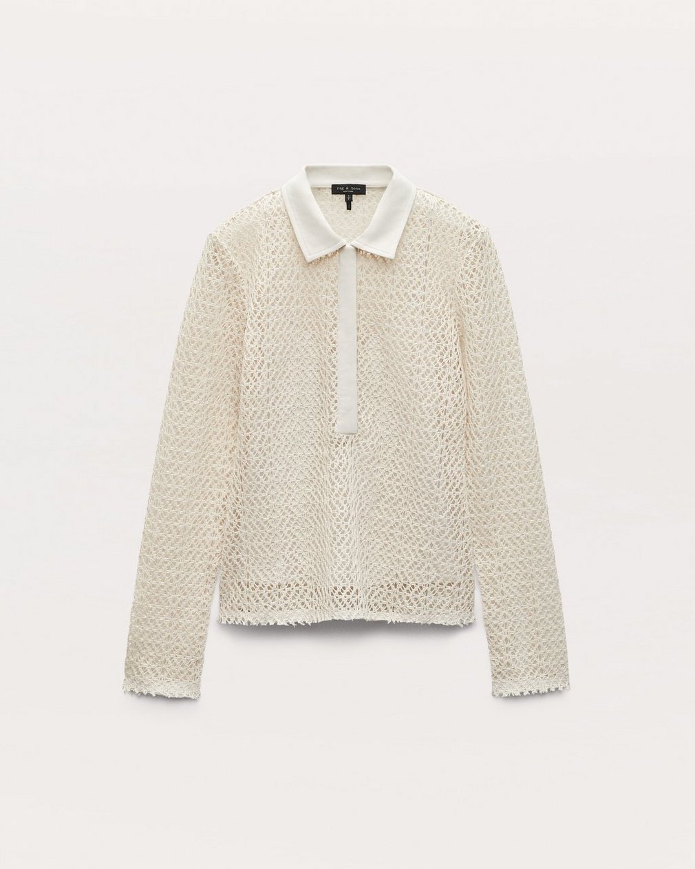 Liv Mesh Polo Shirt - Turtledove - Image 2