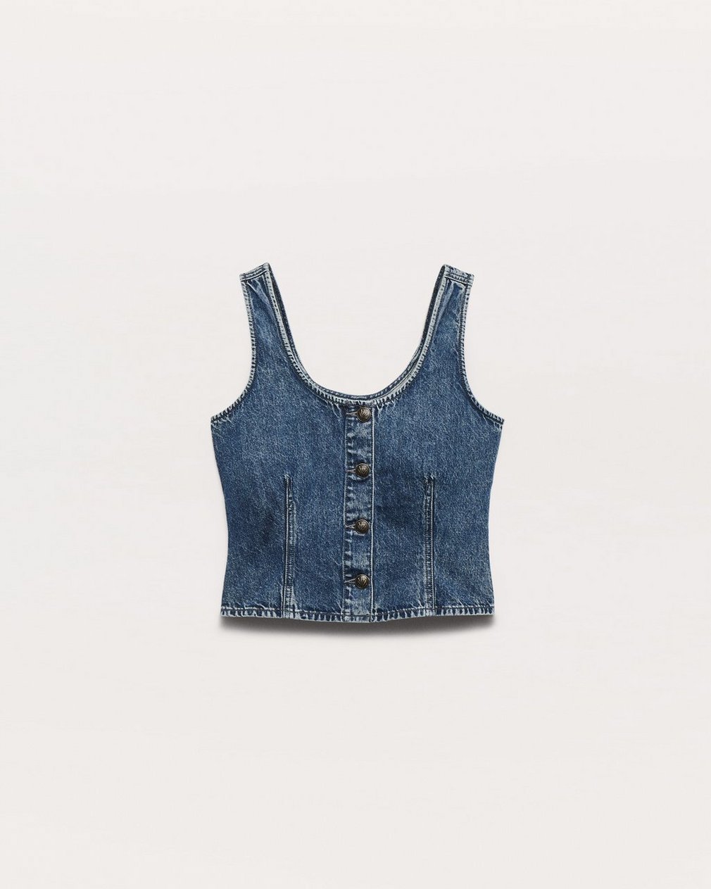 Poppy Denim Tank Top - Adeline - Image 2