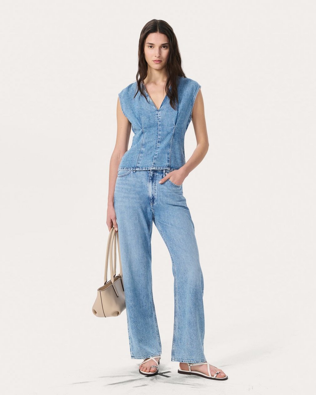 Ava Denim Top - Tilden - Image 3