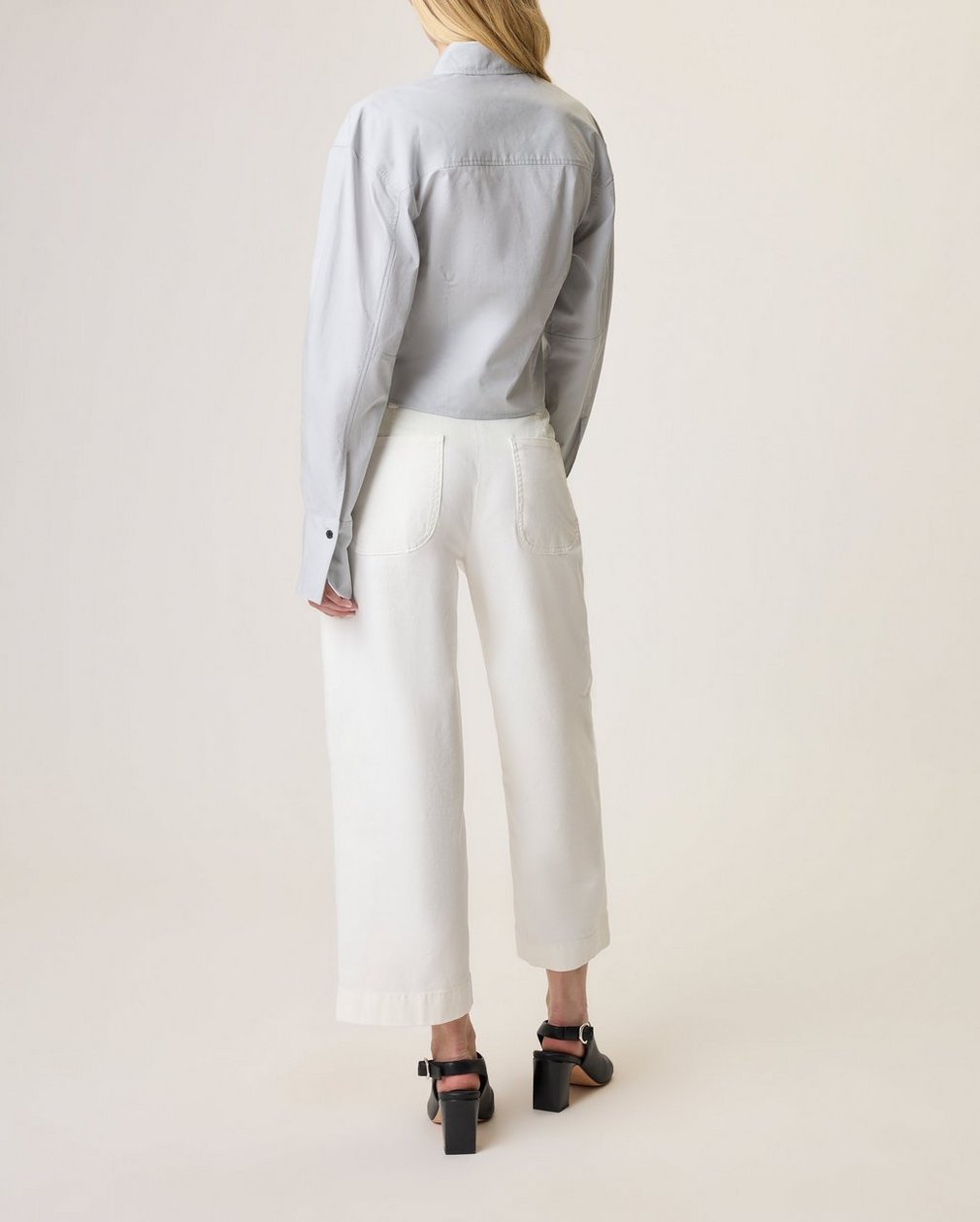 Becca Poplin Shirt - Storm - Image 2