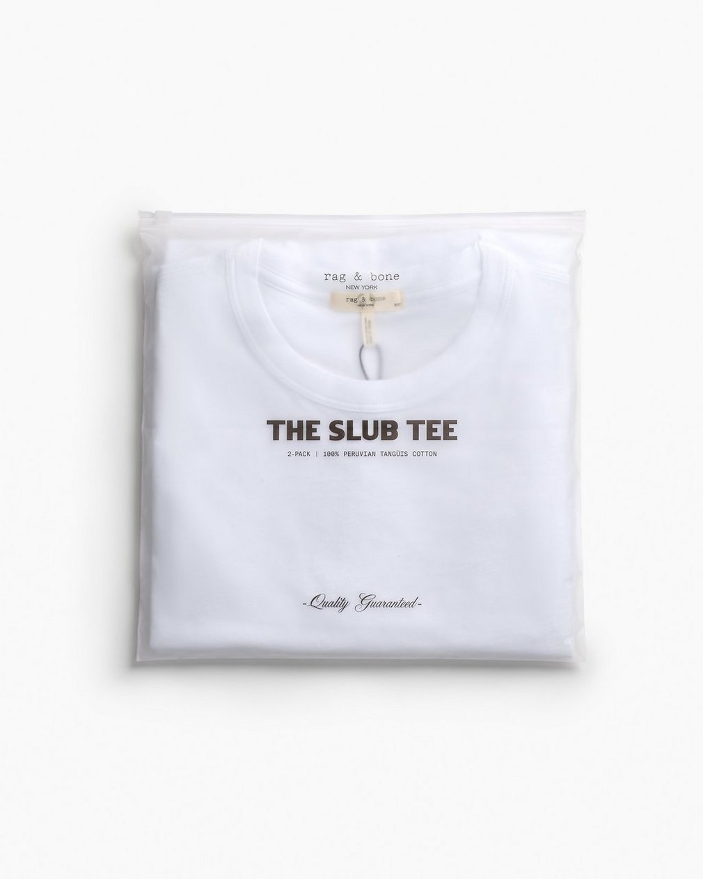 Two-Pack Slub Tee - Bright White - Image 2