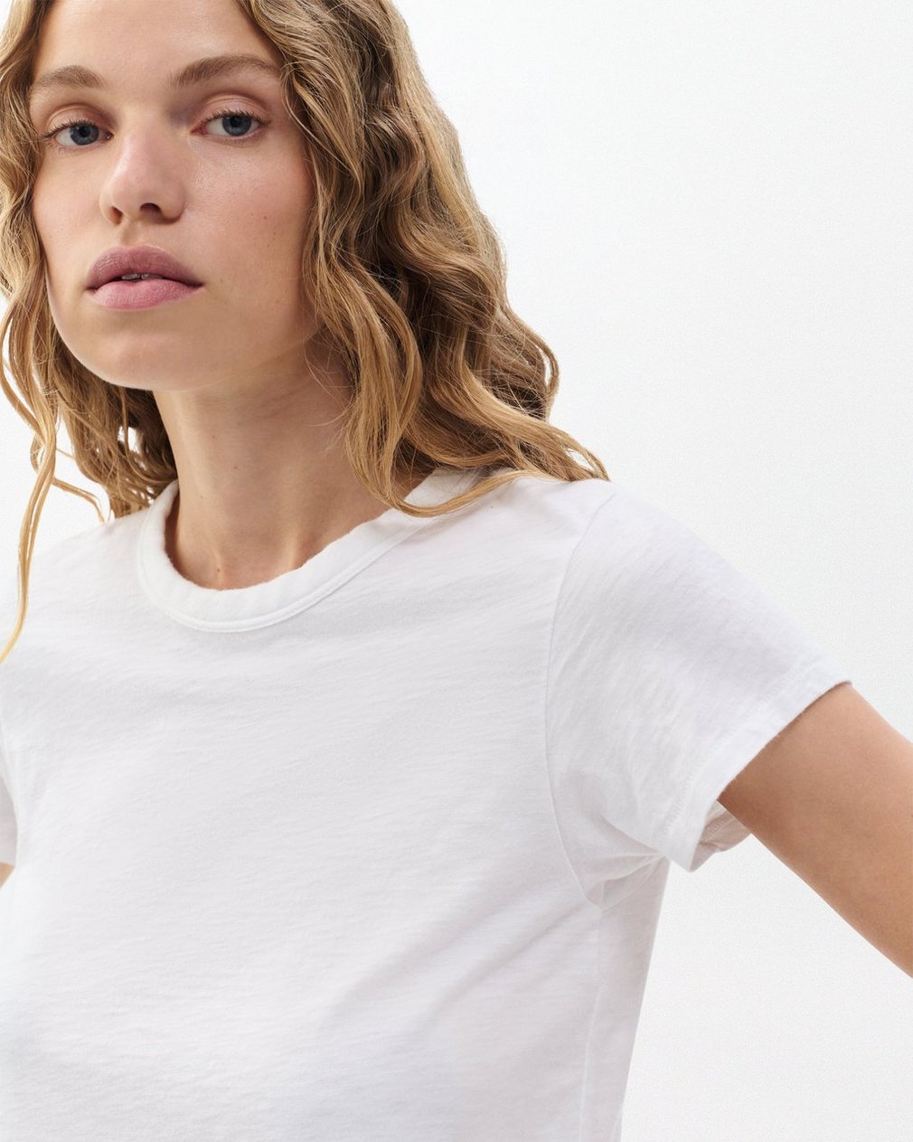 Two-Pack Slub Tee - Bright White - Image 4