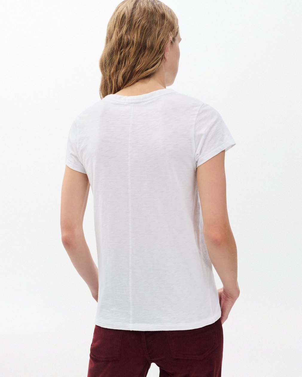 Two-Pack Slub Tee - Bright White - Image 6