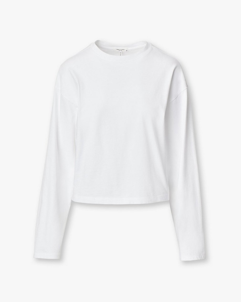 Kelly Boxy Long-Sleeve Tee - White - Image 2