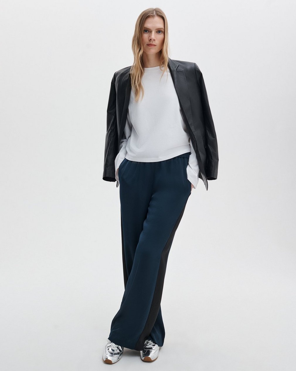Kelly Boxy Long-Sleeve Tee - White - Image 3