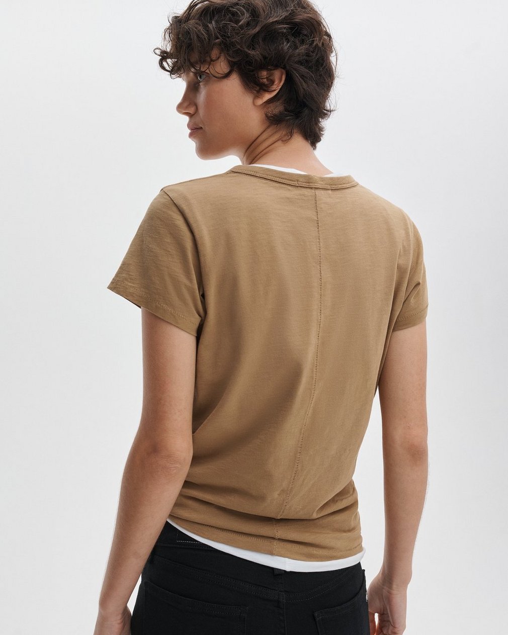 The Slub Tee - Khaki - Image 5