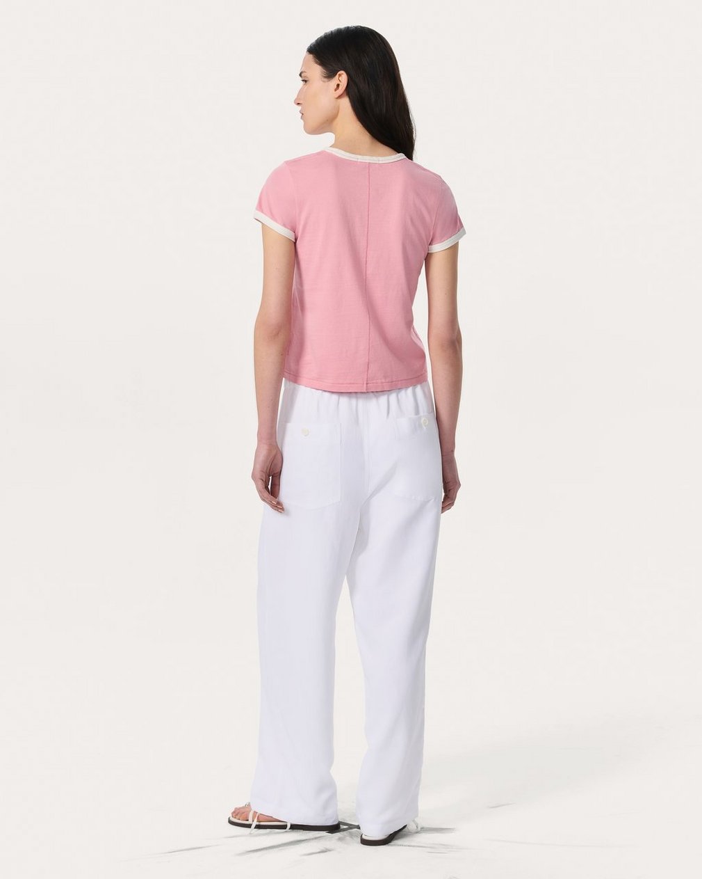Miami Boxy Graphic Tee - Blush - Image 6