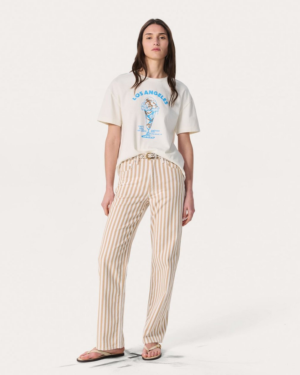 LA Ice Cream Graphic Tee - Chalk - Image 3