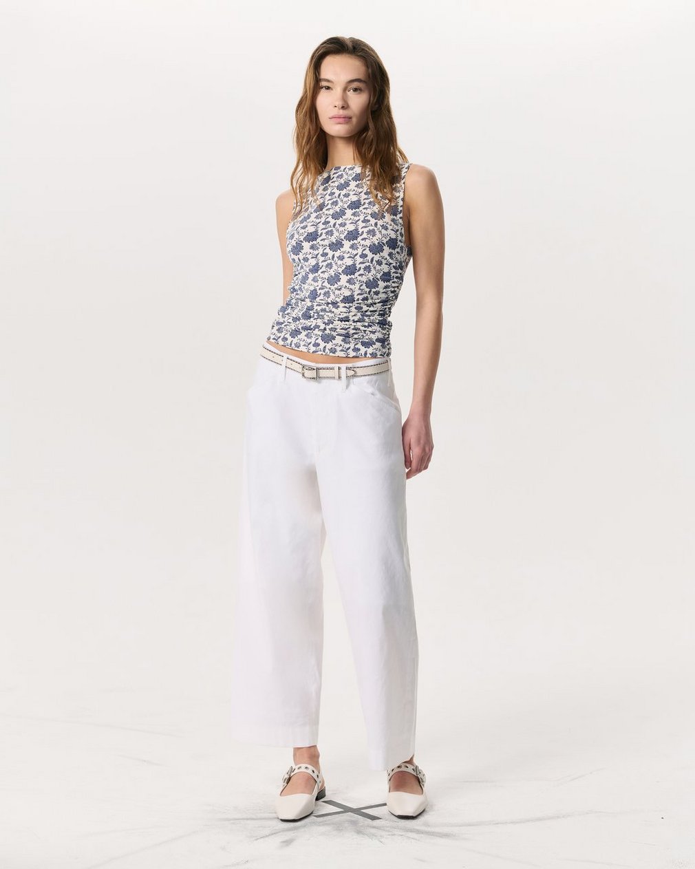 Luca Floral Shirred Tank Top - Salute Multi - Image 4