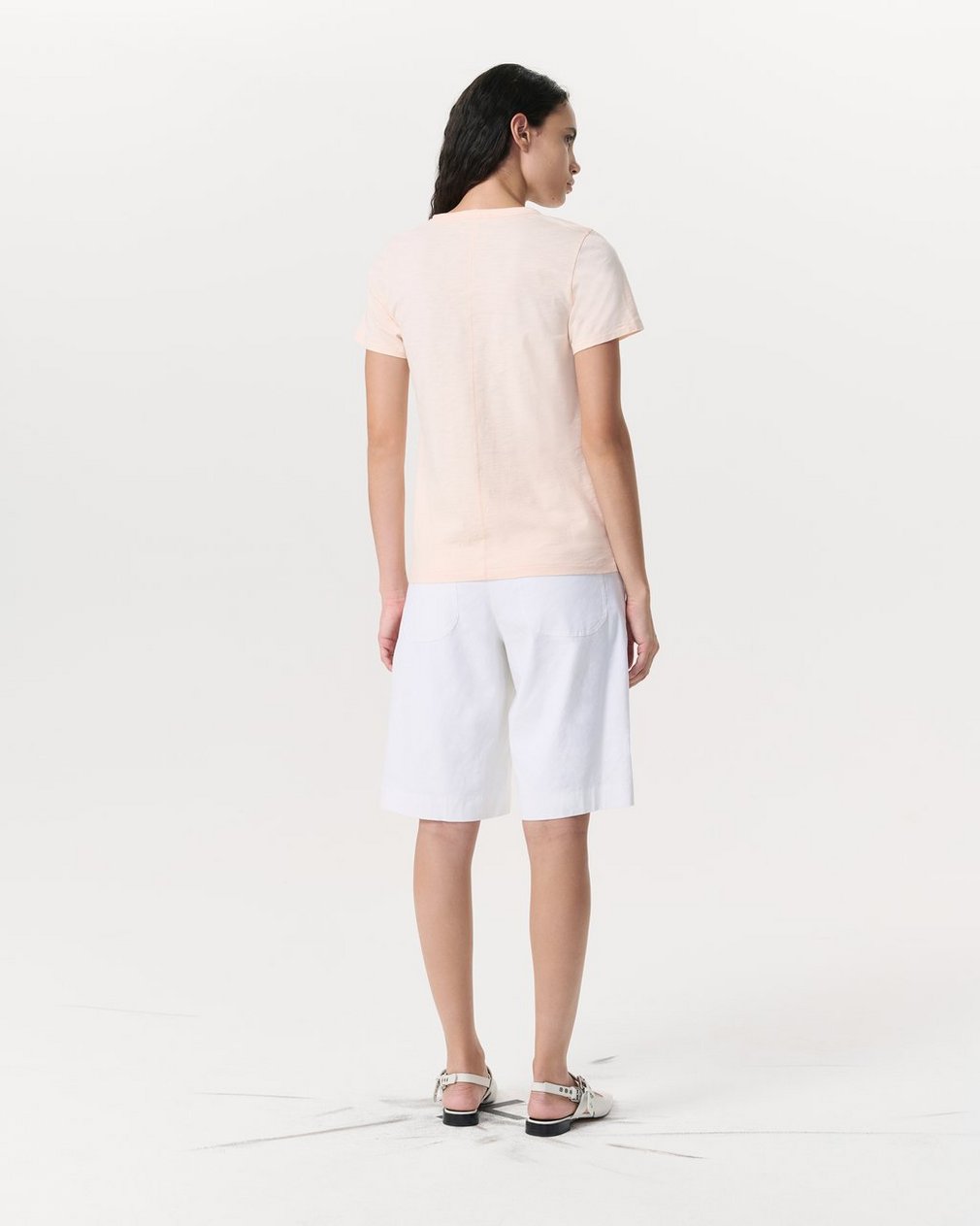 The Slub Vee - Peach - Image 5