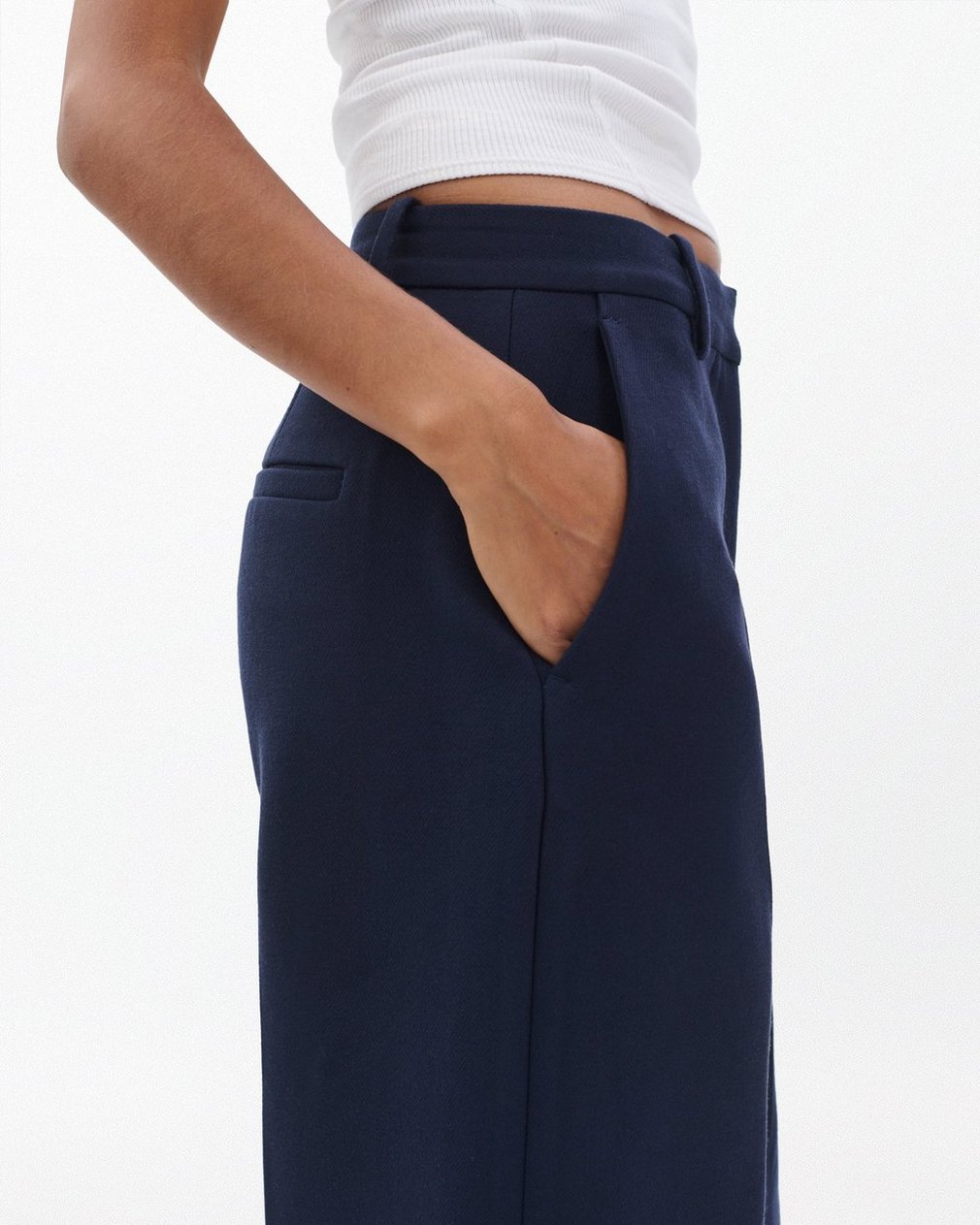 Vicky Tailored Barrel Pants - Sapphire Blue - Image 5