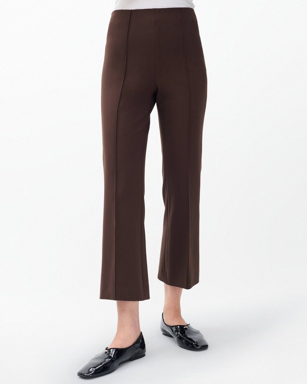 Irina Kick Flare Pants - Coffee - Image 4
