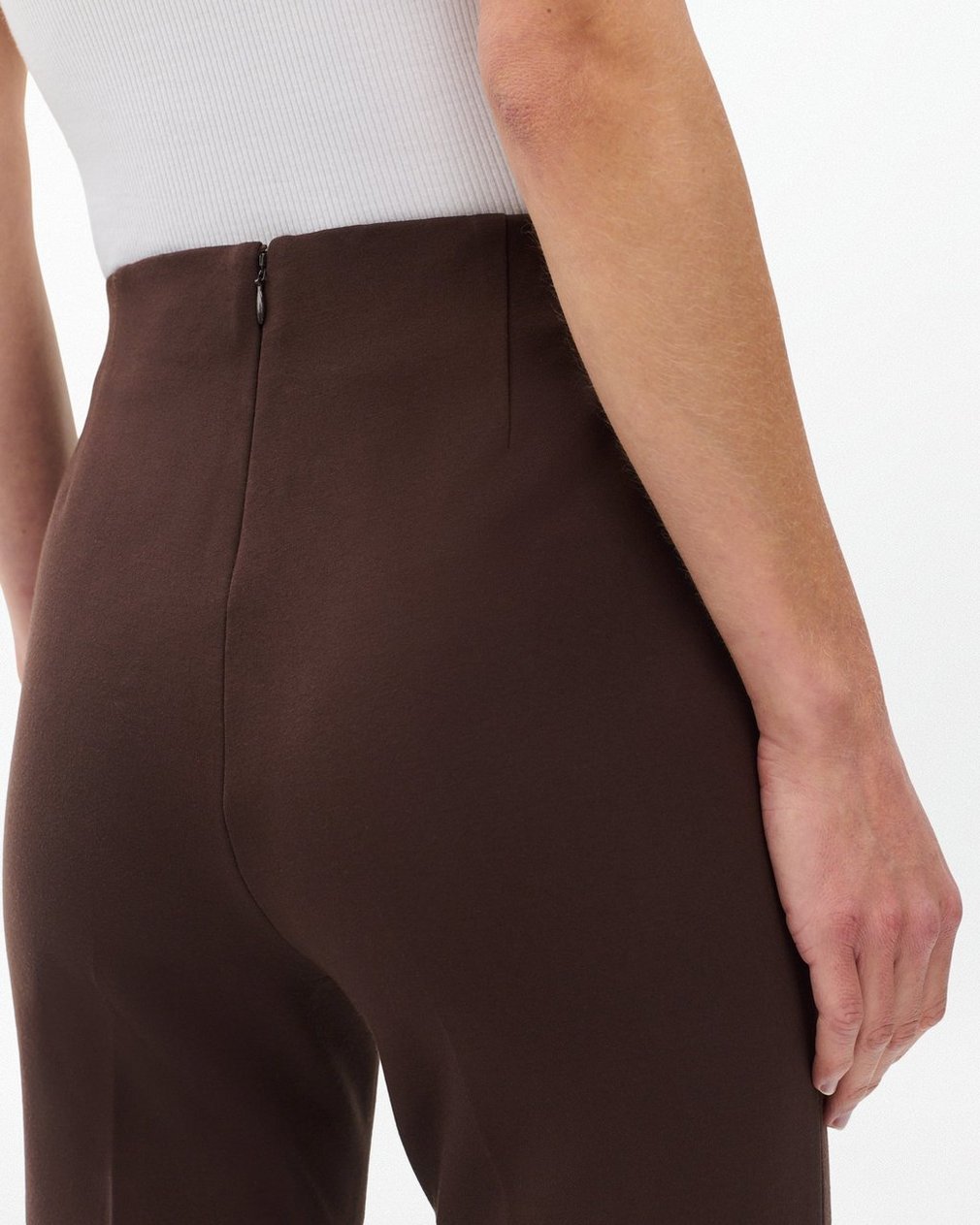 Irina Kick Flare Pants - Coffee - Image 5