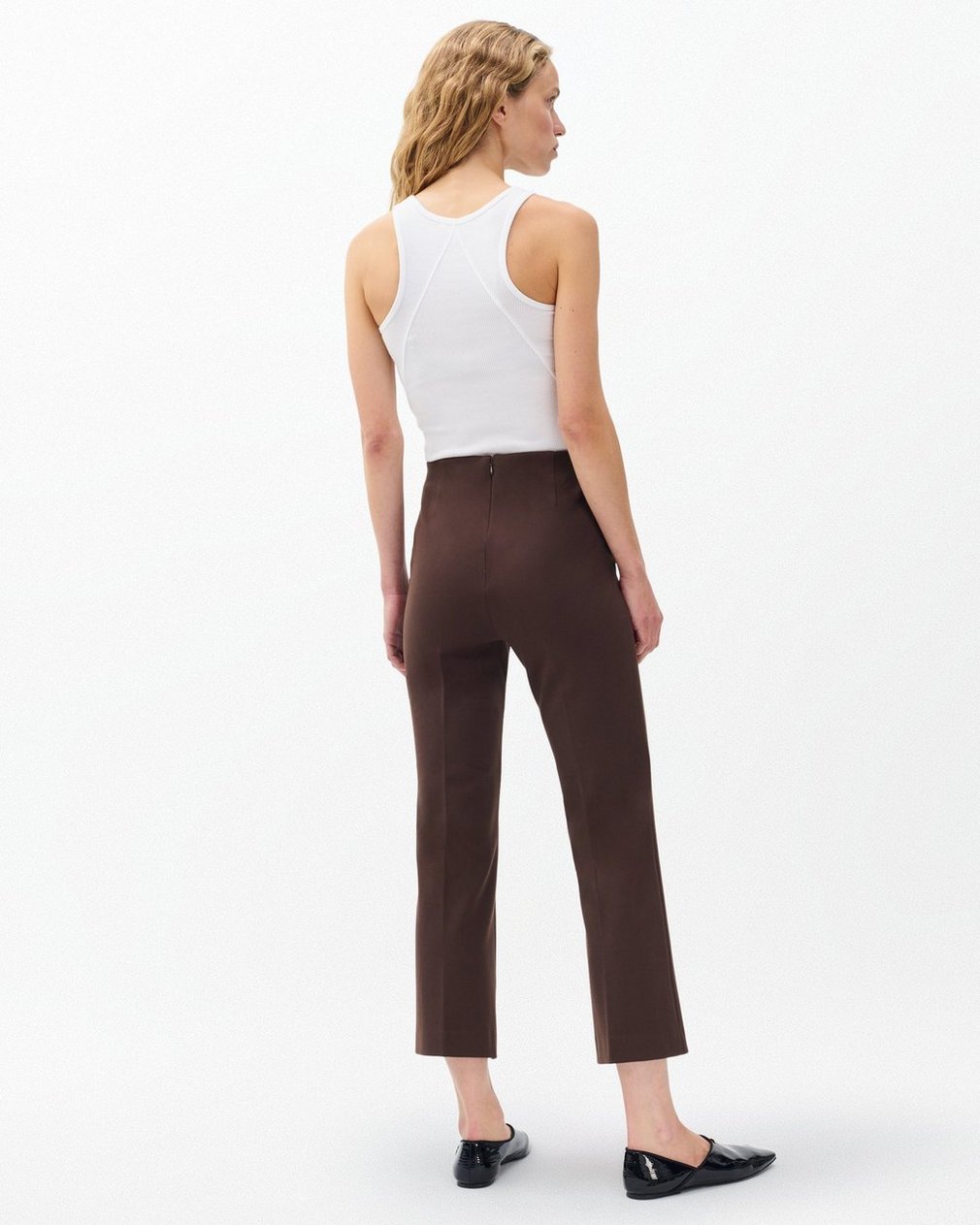 Irina Kick Flare Pants - Coffee - Image 6