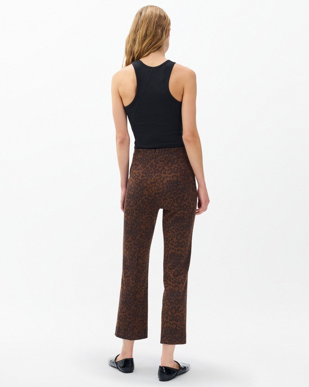 Irina Leopard-Print Kick Flare Pants - Leopard - Image 4